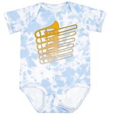 Inktastic Trombone Line Baby