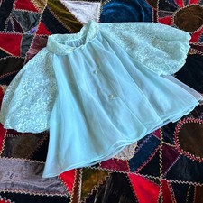 Vintage 50s/60s Baby Blue Lace