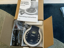 TEVION PORTABLE CD PLAYER BLUE/SILVER NOT READING CDs FOR REPAIRS OR SPARES