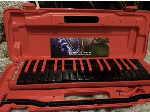Hohner fire melodica red - hohner,