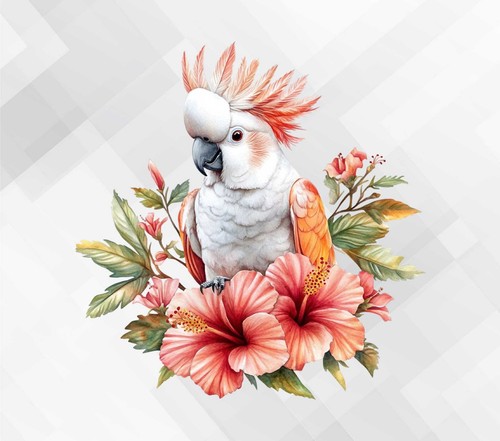 Watercolor floral white - floral,