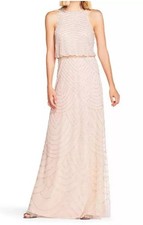 Adrianna Papell Beaded Halter