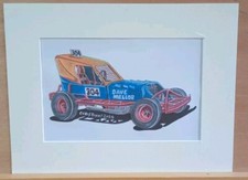 brisca f1 stock car print 304 Dave Mellor Gold Roof Car
