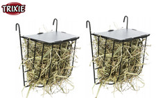 2X TRIXIE HAY MANGER WITH LID