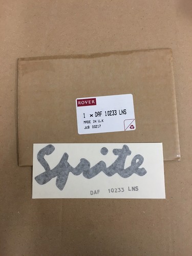 Classic mini sprite bootlid - classic,