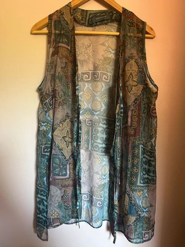 Debenhams sheer paisley vest - , /