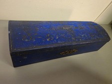 1800's Antique Blue Laquered