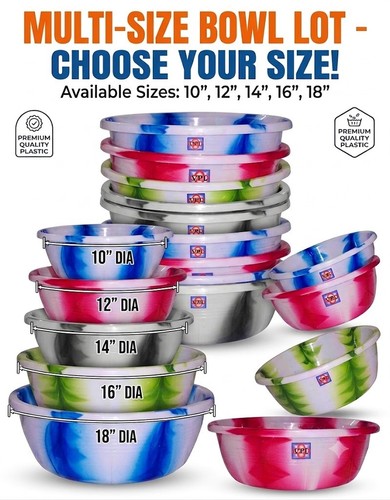 Plastic washing bowl basin - plastic,