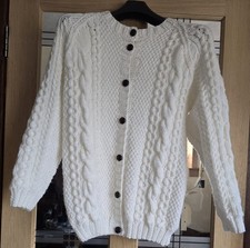 Newly Hand Knitted Ladies Aran