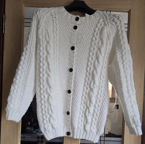 Newly hand knitted - knitted, aran