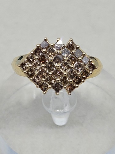 9kt gold champagne - 9kt, diamond