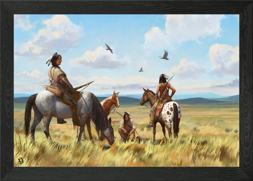 Native americans framed wall - americans,