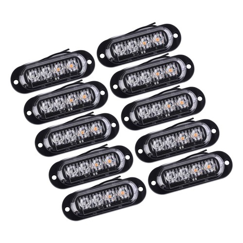 10x amber led - amber, marker