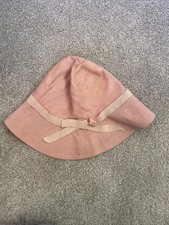 Genuine Vintage 1920s 1930s B & E Expanding Hat Pink Cotton