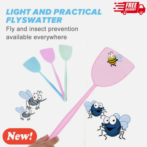 3pcs fly swatter long - fly,