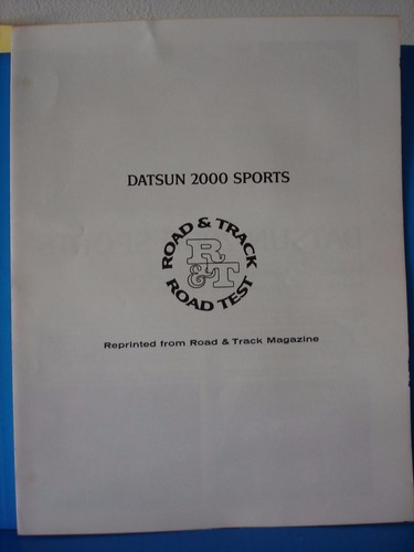 Classic datsun 2000 roadster - datsun,