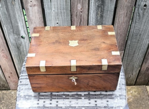 Antique writing slope desk box - slope,