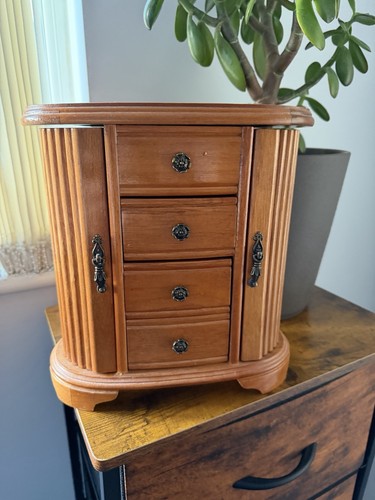 Vintage jewellery cabinet box - jewellery, cabinet/box