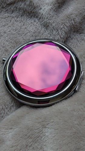 Purple gem look and silver