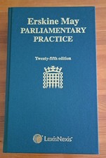 Erskine May: Parliamentary Practice by David Natzler (Hardcover, 2019)