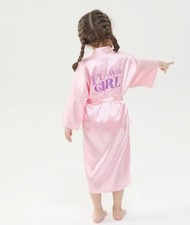Flower Girls Dressing Gown Age 6 To 7 Pink