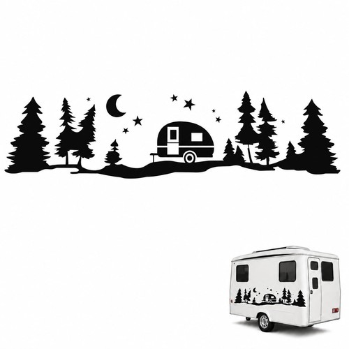 Car sticker motorhome graphic - car,
