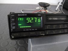 SONY XR-7080 VINTAGE CAR RADIO CAR RADIO 80s 90s TAPE CASSETTE PLAYER XR 7080
