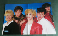 DURAN DURAN  -  2 PAGE CLIPPING CENTREFOLD/PIN UP POSTER