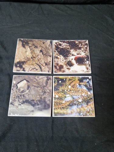 Set ceramic tile - set, coasters