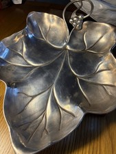 Vintage WMF Silver Plate Vine Leaf Dish Made In Germany