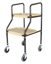 HOMECRAFT Shelf Mobility Trolley – Height Adjustable Trolley Walking Aid FLAT Pa