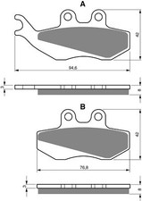 Brake Disc Pads Front R/H