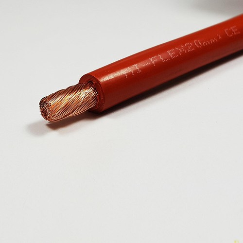Flex red battery - red, cable