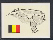 FKS 1977 Motorbikes Sticker No 229 - Belgian Grand Prix Track (S462)