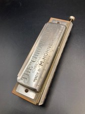 VINTAGE M.HOHNER CHROMONICA 260 10 HOLE HARMONICA KEY G
