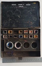 Antique metal paint box with
