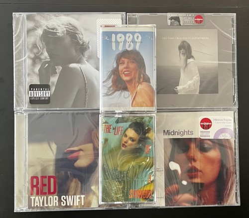 Taylor swift cds cassettes - swift,