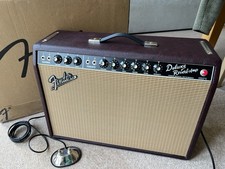 Fender FSR 65 Deluxe Reverb Bordeaux Blues Limited Edition + Cover Boxed Mint