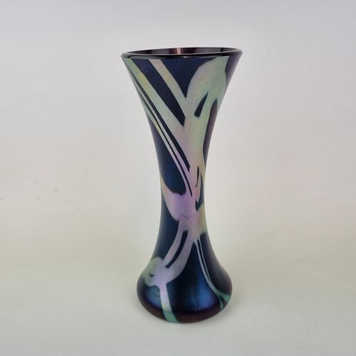 Vintage okra iridescent art - okra,