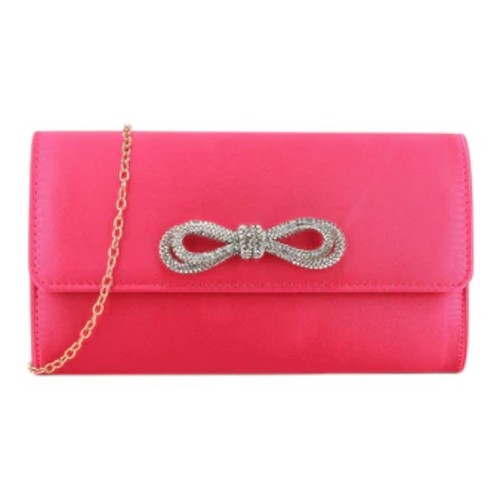 Women diamante bow satin - women's,