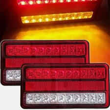 LED Rear Tail Lights Pair 12V