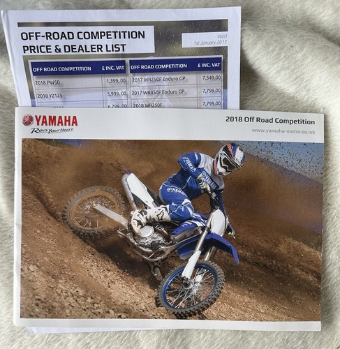 Yamaha off road competition - off,