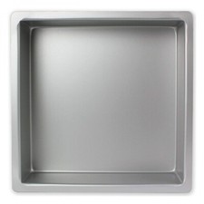 Square Baking Tin - 4 Inch Deep Seamless PME Tins - Multiple Sizes
