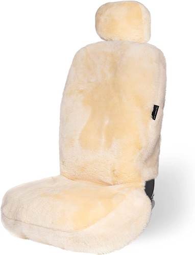 Ivory genuine sheepskin seat - ivory,