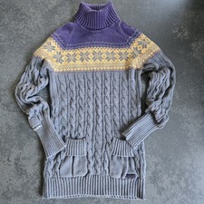 Festive Cable Knit Long Jumper