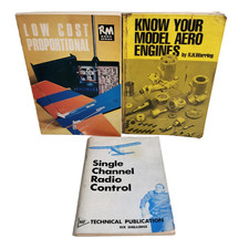 Model Aero Engines Book Bundle RH Warring P Holland Single Proportional Channel
