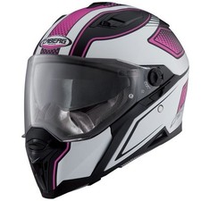 Caberg Stunt Blade Matt Black Pink Ladies Motorcycle Helmet - Medium