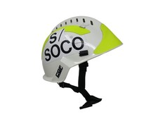 Ex Police SOCO Helmet CGF Gallet White Helmet Used Collectors Obsolete