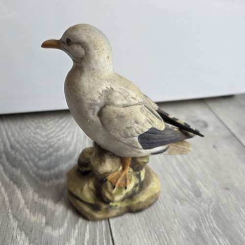 Ceramic seagull bird figurine - seagull,