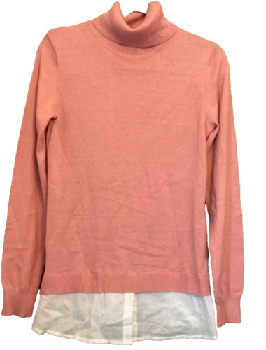 Bonprix size pink knit mock - bonprix,